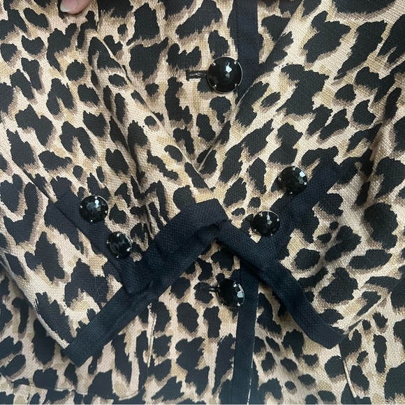 East 5th Leopard Print Jacket Size M - Picture 5 of 8